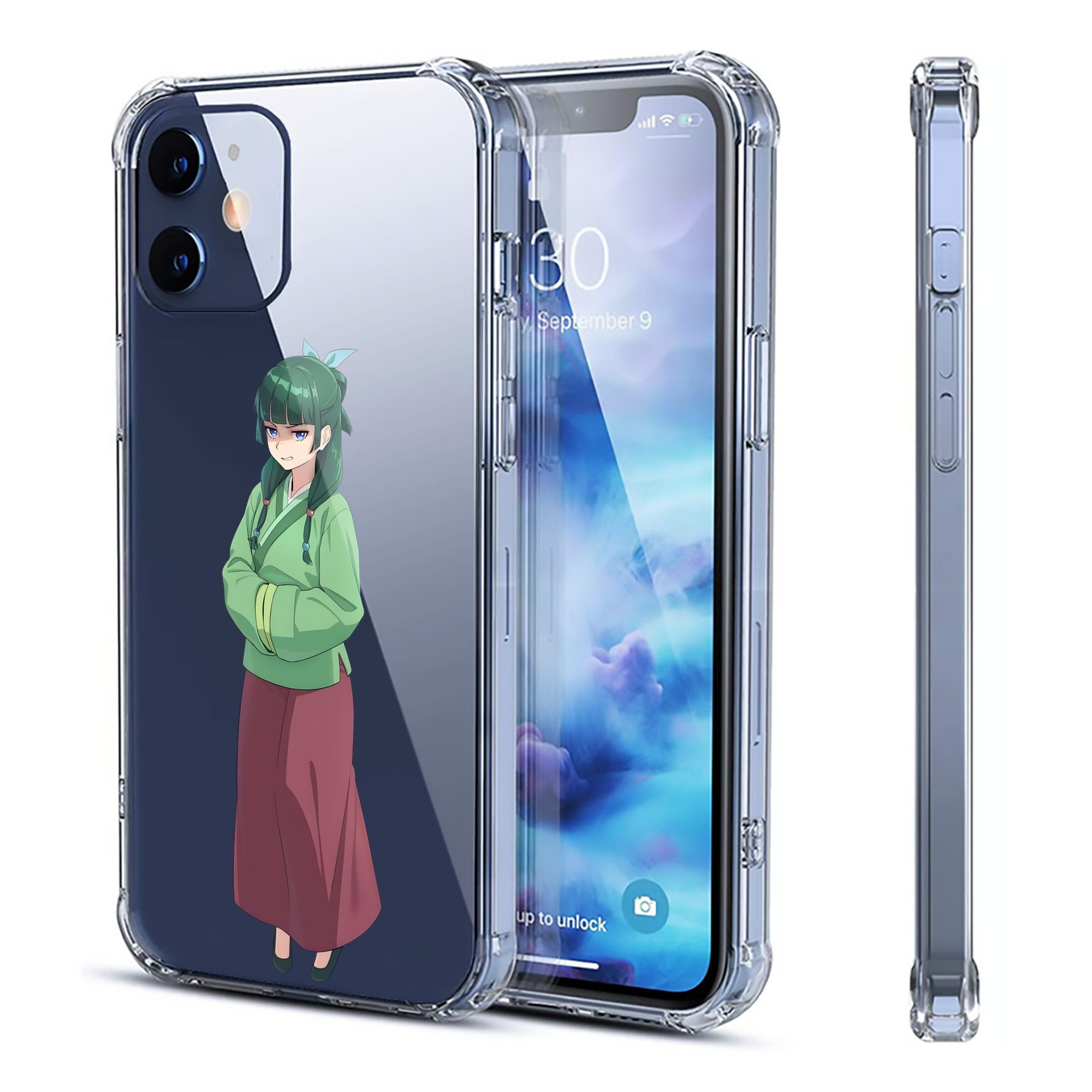 （画像用） 薬屋のひとりごと The Apothecary Diaries 【iPhone 12シリーズ対応】透明スマホケース（クリアソフトケース）